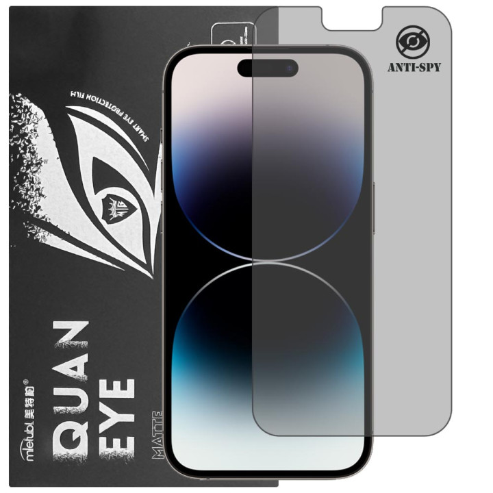 Гідрогелева плівка антишпигун матова Mietubl Quantum Eye Privacy для iPhone 14 Pro