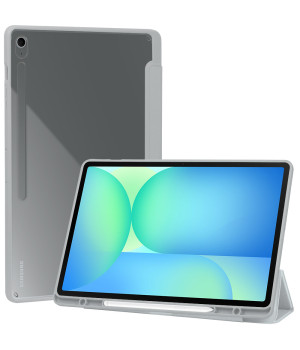 Чехол Galeo Hybrid Case with S-Pen Holder для Samsung Galaxy Tab S10 FE Plus 13.1" Grey