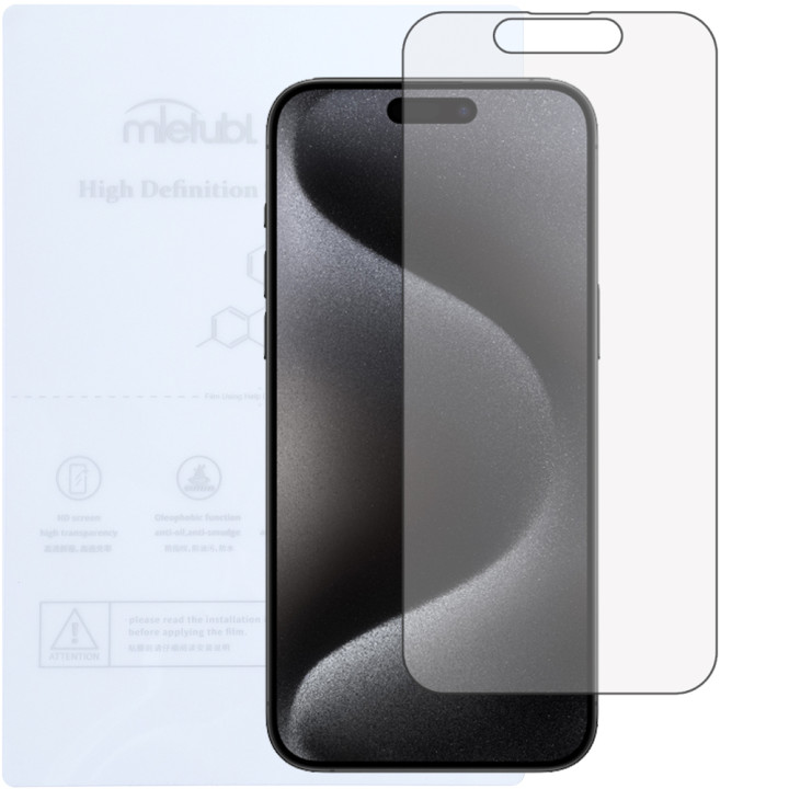 Гидрогелевая пленка Mietubl HD для iPhone 15 Pro Max 