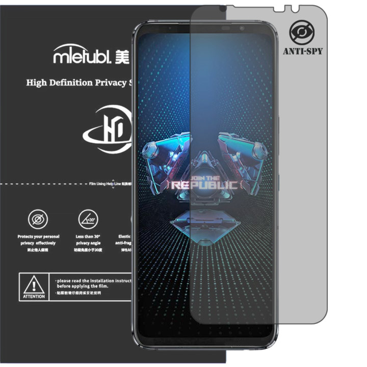 Гідрогелева плівка антишпигун Mietubl HD Privacy Screen Protector для ASUS ROG Phone 5