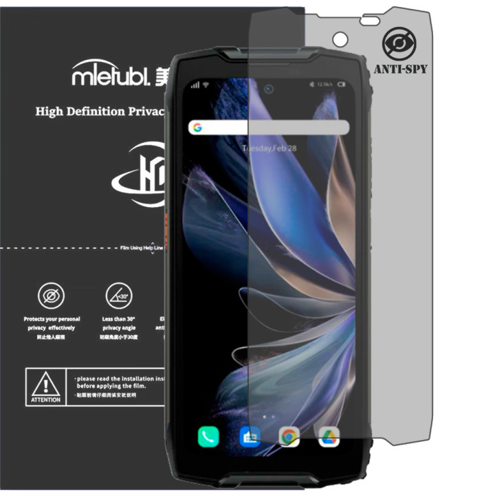 Гидрогелевая пленка антишпион Mietubl HD Privacy Screen Protector для Blackview BV9300 Pro