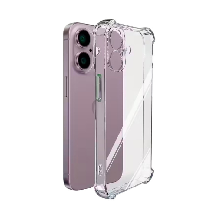 TPU чохол Galeo Anti-Shock для Apple iPhone 16 Plus Transparent