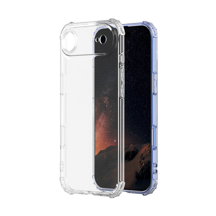 TPU чохол Galeo Anti-Shock для Apple iPhone 17 Air  Transparent