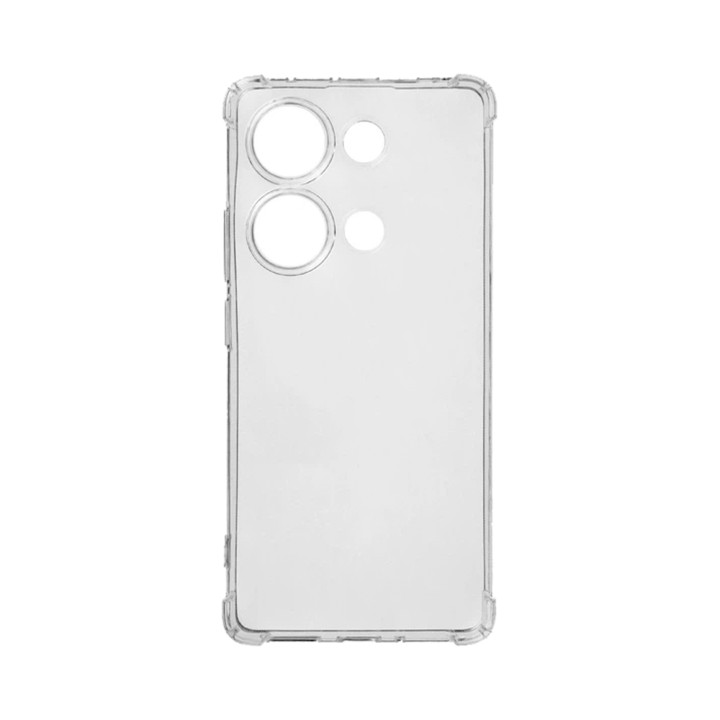 TPU чехол Galeo Anti-Shock для Poco M6 Pro 4G Transparent
