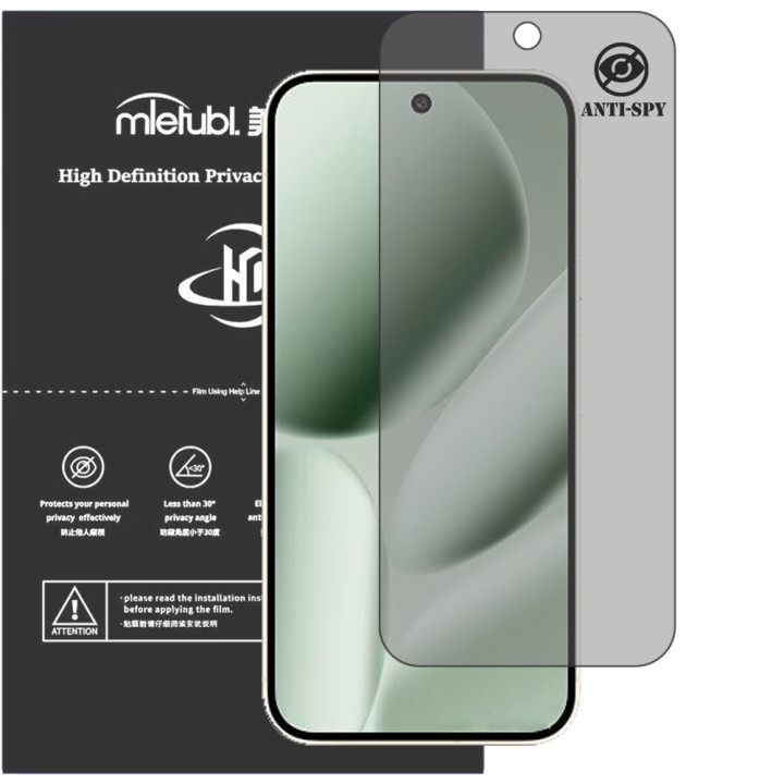 Гідрогелева плівка антишпигун Mietubl HD Privacy Screen Protector для Google Pixel 10 Pro XL