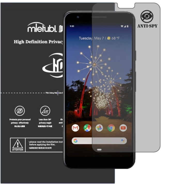 Гидрогелевая пленка антишпион Mietubl HD Privacy Screen Protector для Google Pixel 3a XL