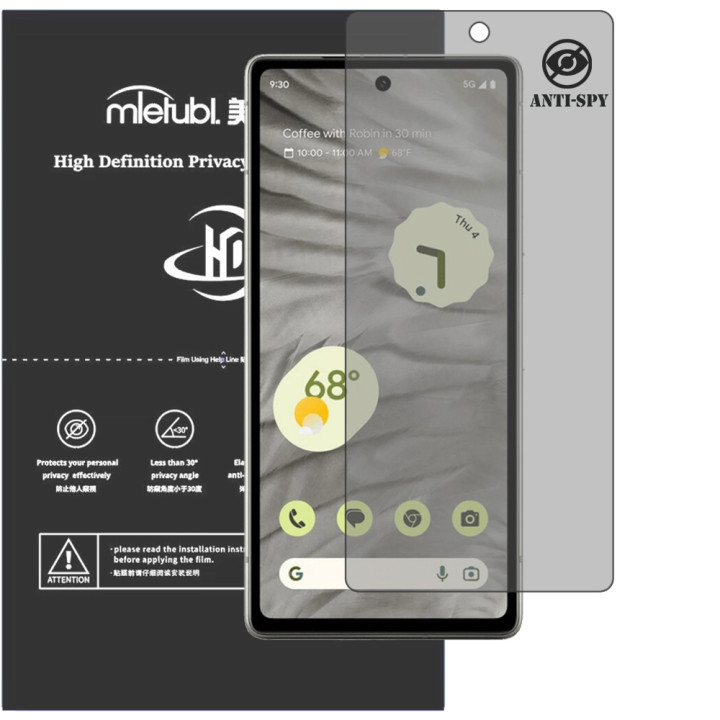 Гидрогелевая пленка антишпион Mietubl HD Privacy Screen Protector для Google Pixel 7a