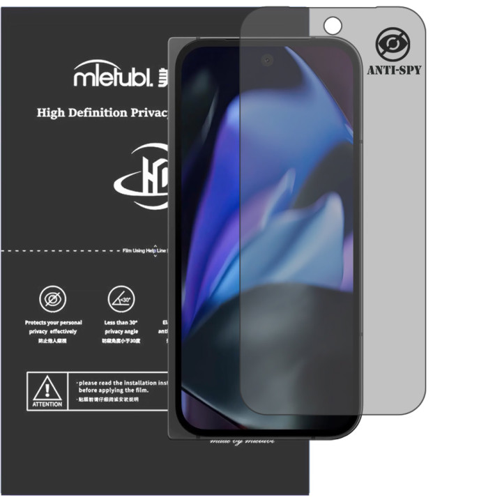 Гидрогелевая пленка антишпион Mietubl HD Privacy Screen Protector для Google Pixel 9 Pro Fold