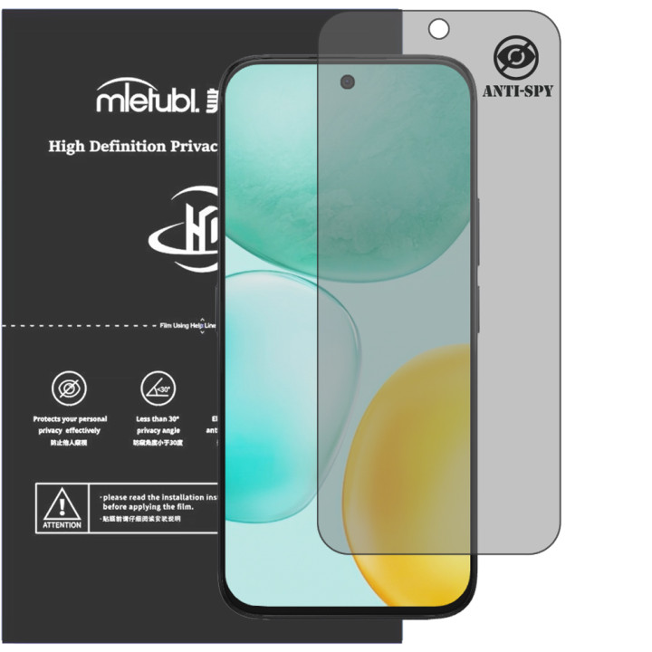 Гидрогелевая пленка антишпион Mietubl HD Privacy Screen Protector для Honor X6c