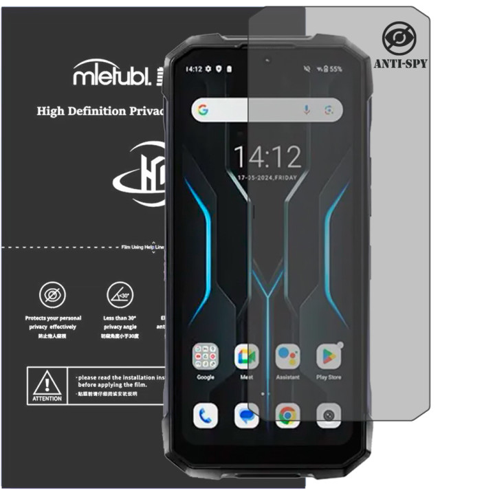 Гідрогелева плівка антишпигун Mietubl HD Privacy Screen Protector для Hotwav Hyper 7 Pro