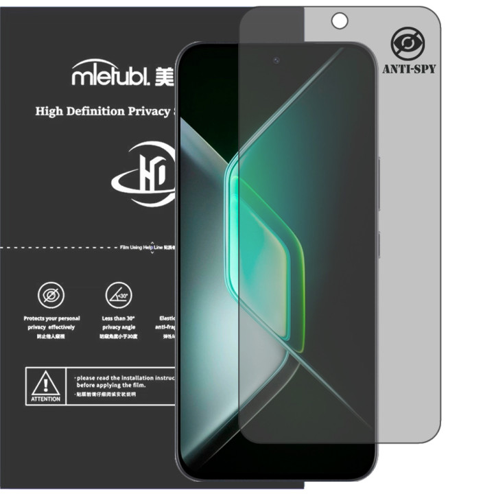 Гидрогелевая пленка антишпион Mietubl HD Privacy Screen Protector для Infinix GT 30 Pro