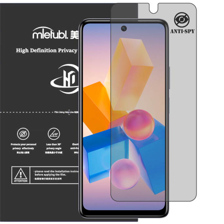Гідрогелева плівка антишпигун Mietubl HD Privacy Screen Protector для Infinix HOT 40