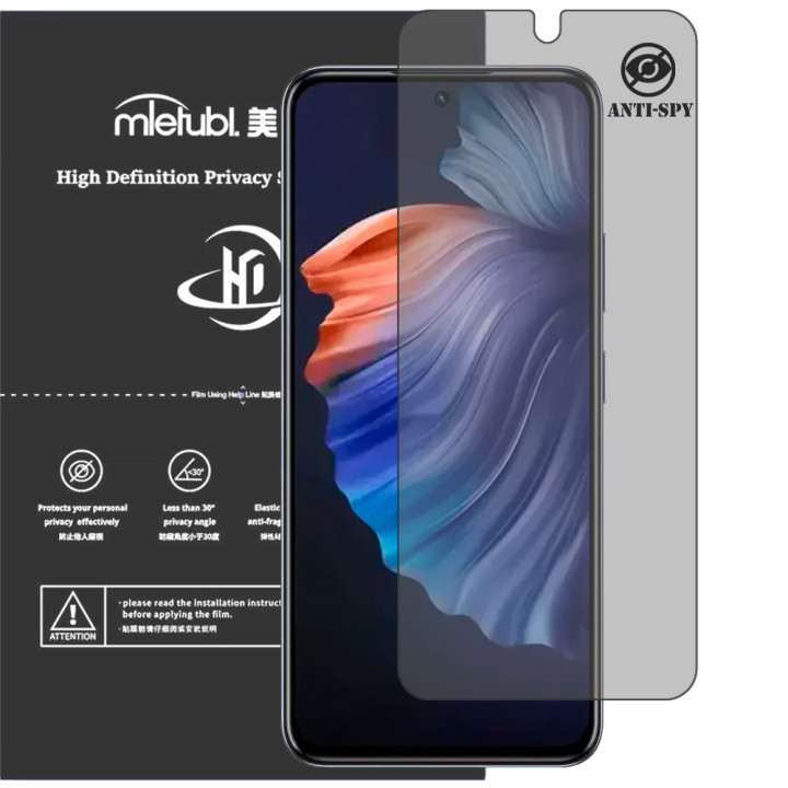Гідрогелева плівка антишпигун Mietubl HD Privacy Screen Protector для Infinix HOT 50 Pro