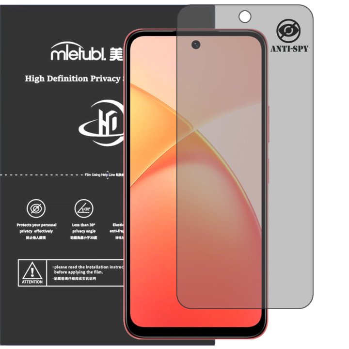 Гідрогелева плівка антишпигун Mietubl HD Privacy Screen Protector для Infinix Smart 10 Plus