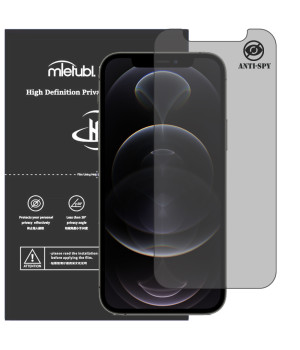 Гидрогелевая пленка антишпион Mietubl HD Privacy Screen Protector для iPhone 12 Pro