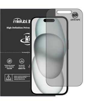 Гидрогелевая пленка антишпион Mietubl HD Privacy Screen Protector для iPhone 15