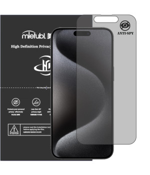 Гидрогелевая пленка антишпион Mietubl HD Privacy Screen Protector для iPhone 15 Pro