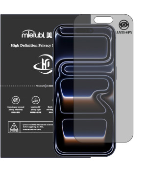 Гидрогелевая пленка антишпион Mietubl HD Privacy Screen Protector для iPhone 17 Pro