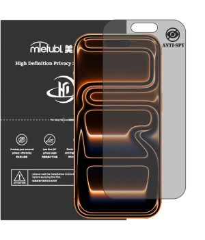 Гидрогелевая пленка антишпион Mietubl HD Privacy Screen Protector для iPhone 17 Pro Max