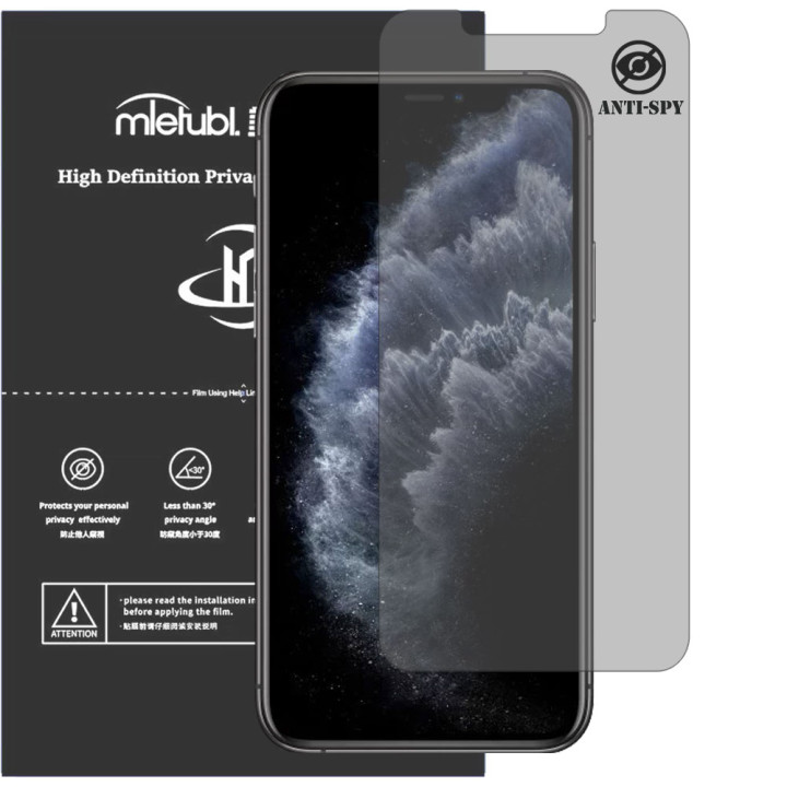 Гідрогелева плівка антишпигун Mietubl HD Privacy Screen Protector для iPhone 11 Pro Max