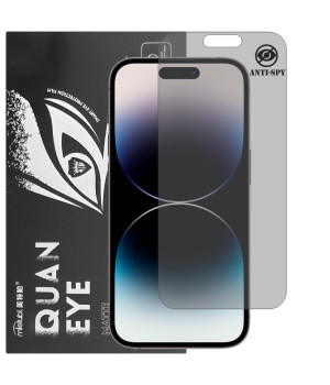 Гидрогелевая пленка антишпион матовая Mietubl Quantum Eye Privacy для iPhone 14 Pro