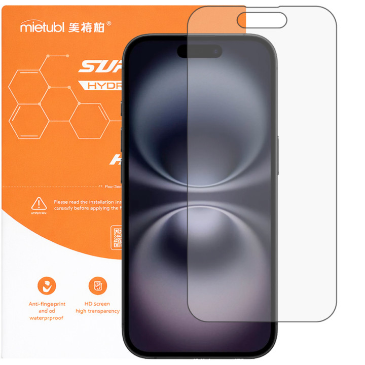 Гідрогелева плівка Mietubl Super TPU HD для iPhone 16