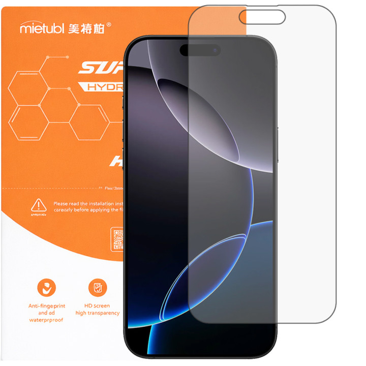 Гідрогелева плівка Mietubl Super TPU HD для iPhone 16 Pro
