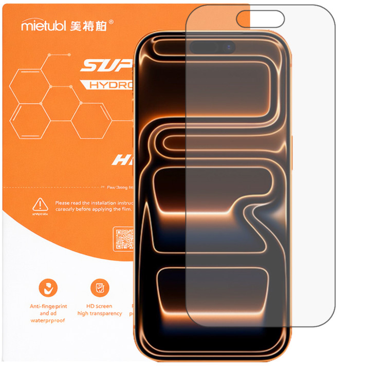Гідрогелева плівка Mietubl Super TPU HD для iPhone 17 Pro Max