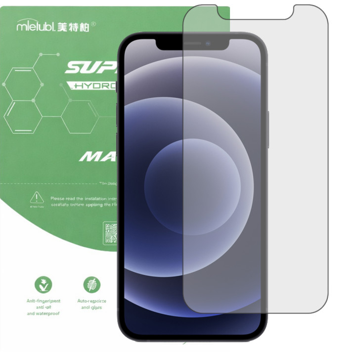 Гидрогелевая пленка матовая Mietubl Super TPU Matte для iPhone 12