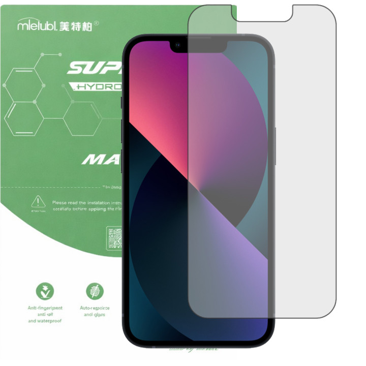 Гидрогелевая пленка матовая Mietubl Super TPU Matte для iPhone 13