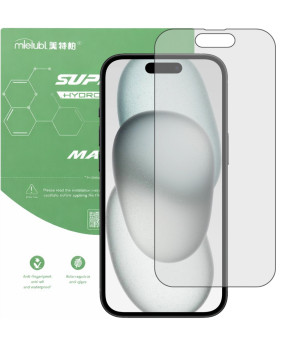 Гидрогелевая пленка матовая Mietubl Super TPU Matte для iPhone 15 Plus