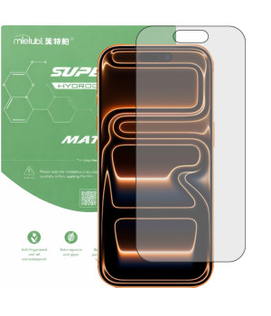 Гидрогелевая пленка матовая Mietubl Super TPU Matte для iPhone 17 Pro Max