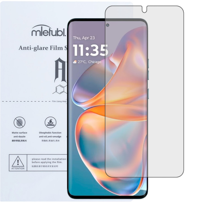 Гідрогелева плівка Mietubl Anti-Glare для Motorola Edge 50 Pro Матова