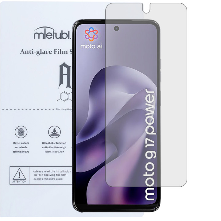 Гідрогелева плівка Mietubl Anti-Glare для Motorola Moto G17 Power Матова