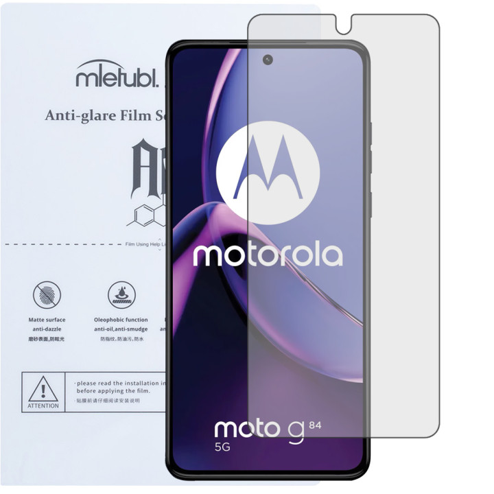 Гидрогелевая пленка Mietubl Anti-Glare для Motorola Moto G84 Матовая