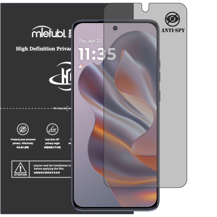 Гідрогелева плівка антишпигун Mietubl HD Privacy Screen Protector для Motorola Edge 50 Neo