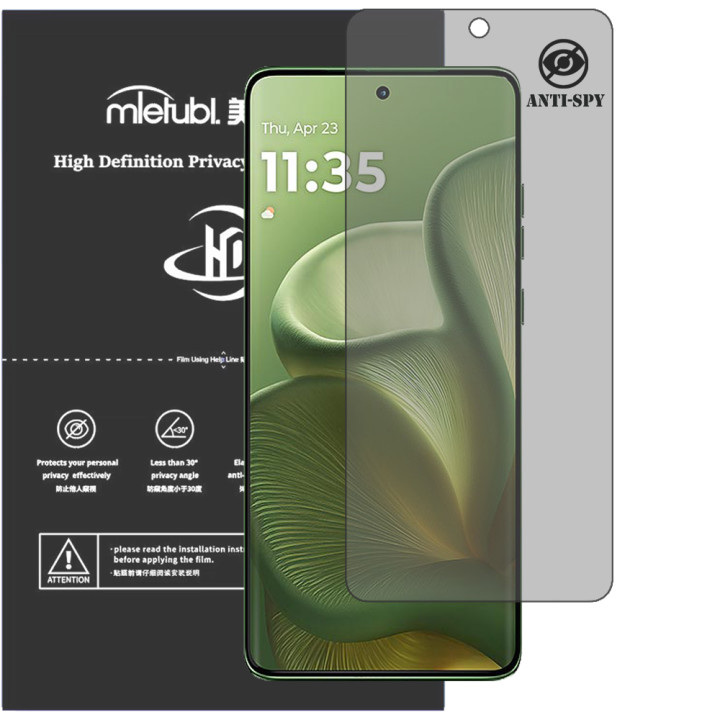 Гідрогелева плівка антишпигун Mietubl HD Privacy Screen Protector для Motorola Edge 60