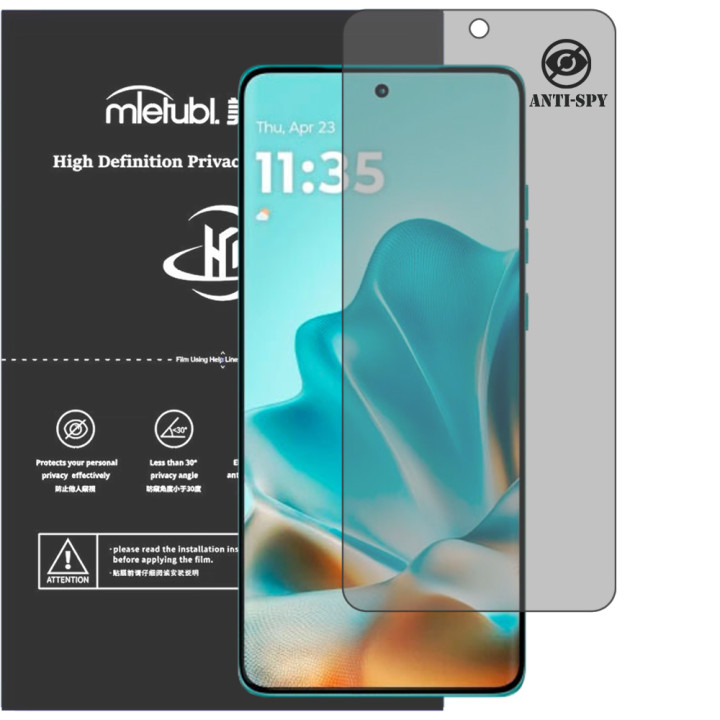 Гидрогелевая пленка антишпион Mietubl HD Privacy Screen Protector для Motorola Edge 60 Fusion