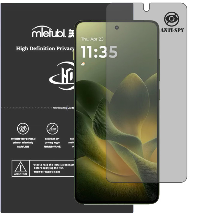 Гідрогелева плівка антишпигун Mietubl HD Privacy Screen Protector для Motorola Edge 70