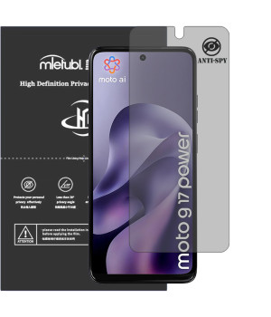 Гидрогелевая пленка антишпион Mietubl HD Privacy Screen Protector для Motorola Moto G17 Power