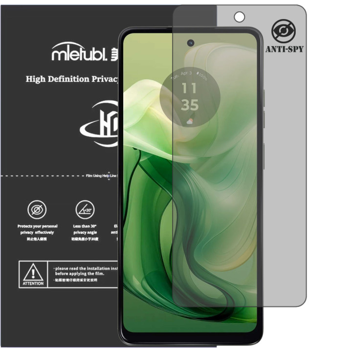 Гідрогелева плівка антишпигун Mietubl HD Privacy Screen Protector для Motorola Moto G24