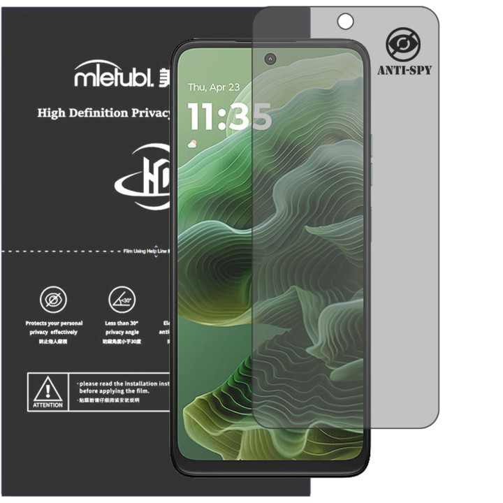 Гидрогелевая пленка антишпион Mietubl HD Privacy Screen Protector для Motorola Moto G35