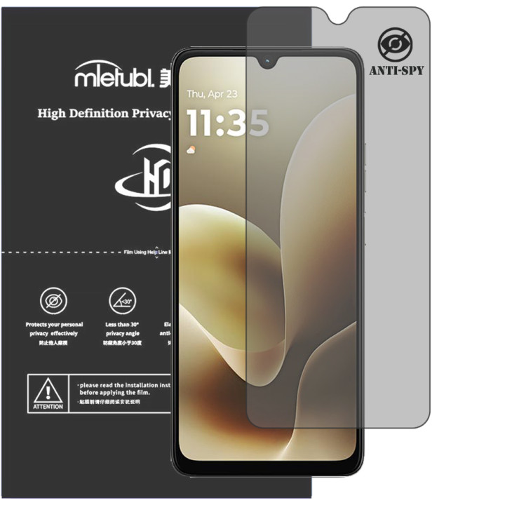 Гідрогелева плівка антишпигун Mietubl HD Privacy Screen Protector для Motorola Moto G06 Power