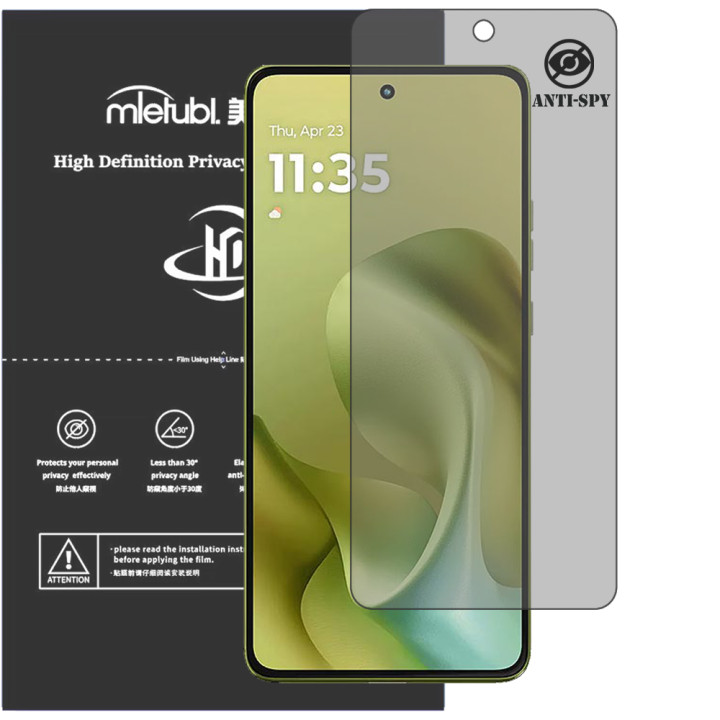 Гідрогелева плівка антишпигун Mietubl HD Privacy Screen Protector для Motorola Moto G86 5G