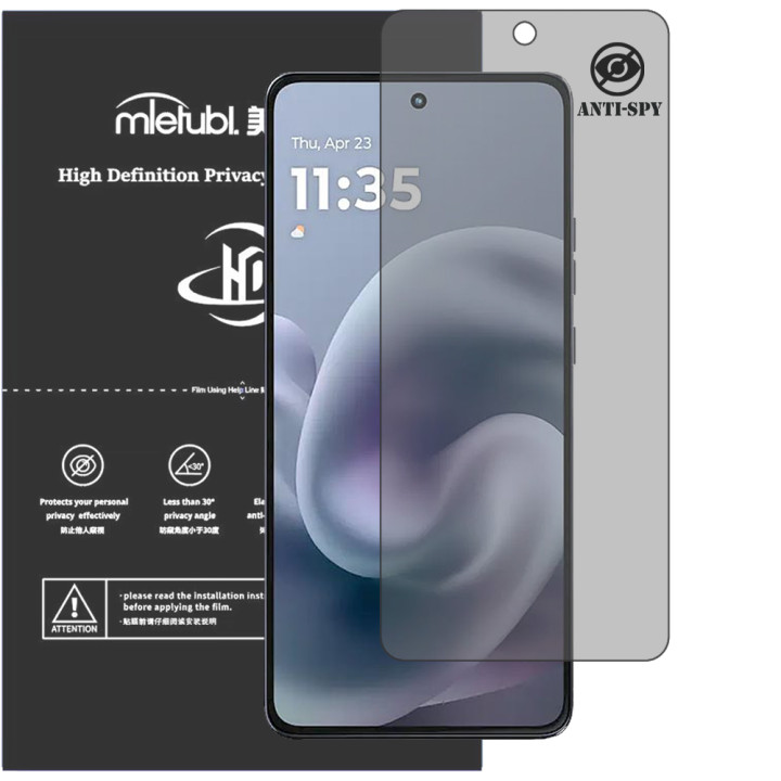 Гідрогелева плівка антишпигун Mietubl HD Privacy Screen Protector для Motorola Moto G86 Power