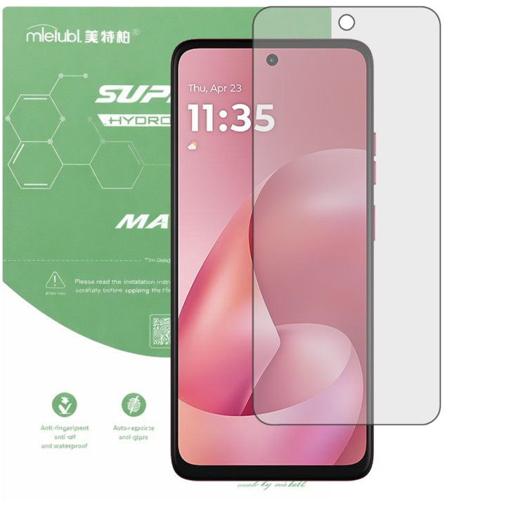 Гідрогелева плівка матова Mietubl Super TPU Matte для Motorola Moto G57 Power