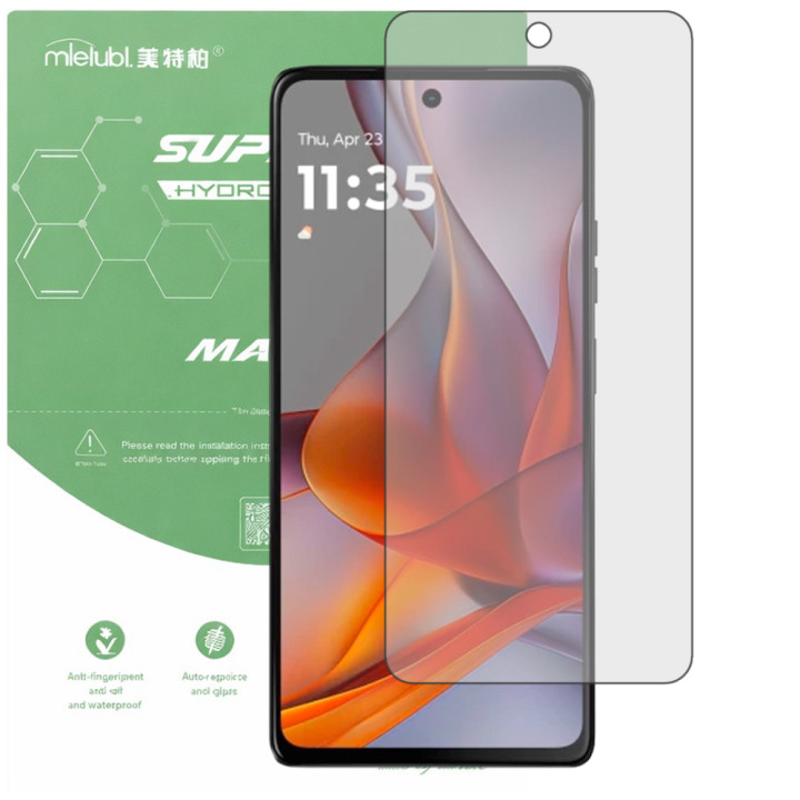 Гидрогелевая пленка матовая Mietubl Super TPU Matte для Motorola Moto G75