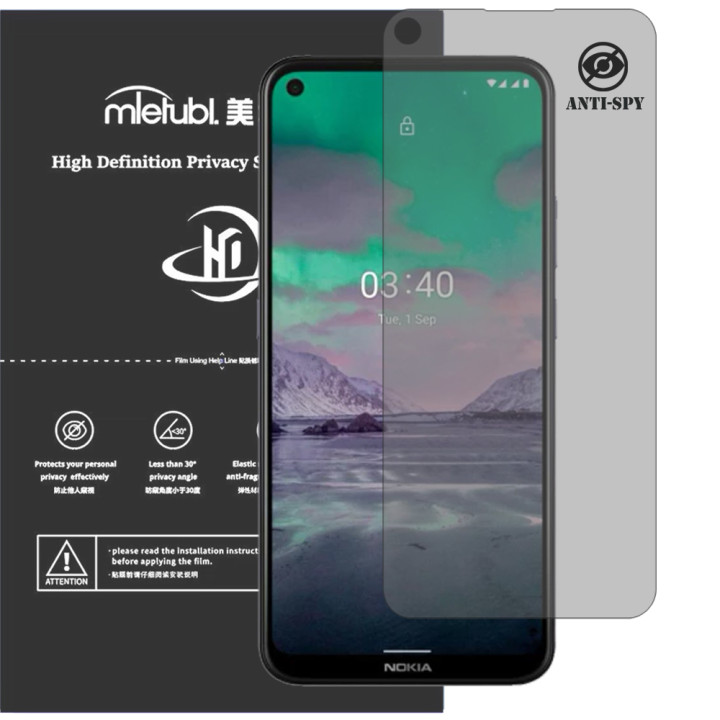 Гідрогелева плівка антишпигун Mietubl HD Privacy Screen Protector для Nokia 3.4