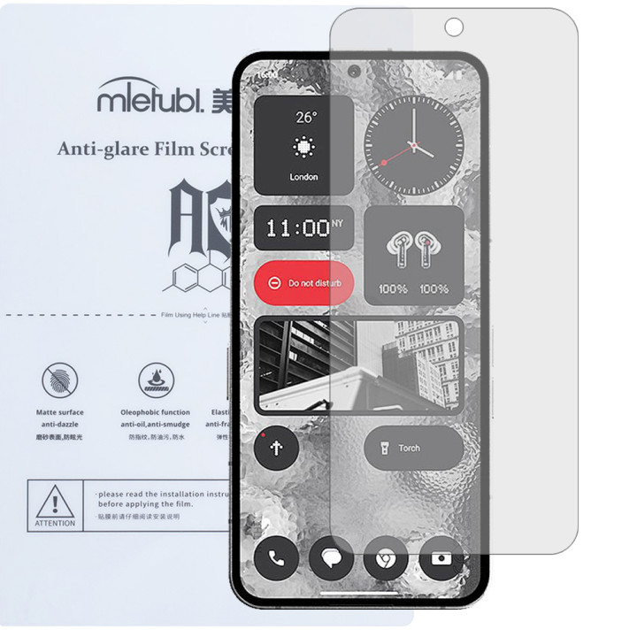 Гідрогелева плівка Mietubl Anti-Glare для Nothing Phone (2) Матова