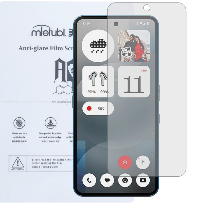 Гідрогелева плівка Mietubl Anti-Glare для Nothing Phone (3a) Матова